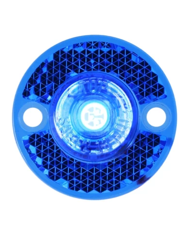 GG81785 - 1-1/8" MINI BLUE/BLUE 1 LED SEALED LIGHT W/ REFLECTOR LENS GG81785 - 1-1/8" MINI BLUE/BLUE 1 LED SEALED LIGHT W/ REFLECTOR LENS