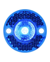 GG81785 - 1-1/8" MINI BLUE/BLUE 1 LED SEALED LIGHT W/ REFLECTOR LENS