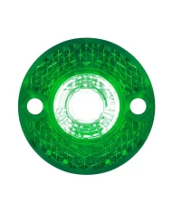 GG81786 - 1-1/8" MINI GREEN/GREEN 1 LED SEALED LIGHT W/ REFLECTOR LENS