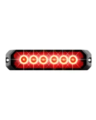 GG81812 - 5" RECT. RED/RED 6 LED STROBE LIGHT, 14 MODES, 9~36V GG81812 - 5" RECT. RED/RED 6 LED STROBE LIGHT, 14 MODES, 9~36V