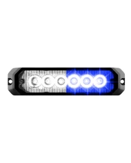 GG81818 - 5" RECT. BLUE&WHITE/CLR 6 LED STROBE LIGHT, 14 MODES, 9~36V GG81818 - 5" RECT. BLUE&WHITE/CLR 6 LED STROBE LIGHT, 14 MODES, 9~36V