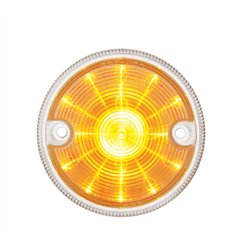 UP38509-15 LED 3" Series 1 Light Only For Double Face Light Housing - Amber LED/Clear Lens