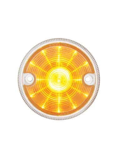 UP38509-15 LED 3" Series 1 Light Only For Double Face Light Housing - Amber LED/Clear Lens