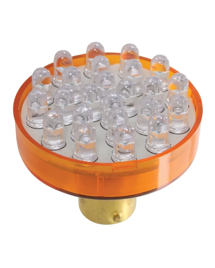 GG83920 - 1156 1-3/4" AMBER 24-LED LIGHT BULB 12V GG83920 - 1156 1-3/4" AMBER 24-LED LIGHT BULB 12V