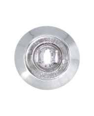 GG87064 - 1" MINI WHITE/CLEAR 1 LED LIGHT W/CR. PLASTIC BEZEL GG87064 - 1" MINI WHITE/CLEAR 1 LED LIGHT W/CR. PLASTIC BEZEL