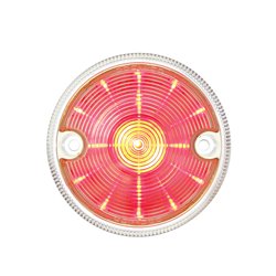UP38510-15 LED 3" Series 1 Light Only For Double Face Light Housing - Red LED/Clear Lens