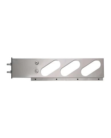 GG87170 - S.S. 2 PCS SPRING-LOADED LIGHT BAR W/SLANTED OVAL HOLES GG87170 - S.S. 2 PCS SPRING-LOADED LIGHT BAR W/SLANTED OVAL HOLES