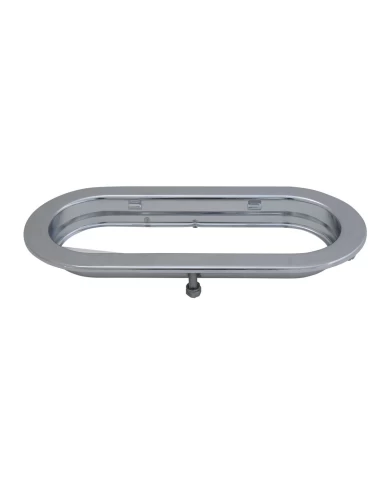 GG87206 - CR. STEEL FLANGE MOUNT RIM W/4 STUDS FOR GG OVAL LED LIGHTS GG87206 - CR. STEEL FLANGE MOUNT RIM W/4 STUDS FOR GG OVAL LED LIGHTS
