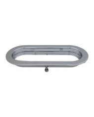 GG87206 - CR. STEEL FLANGE MOUNT RIM W/4 STUDS FOR GG OVAL LED LIGHTS