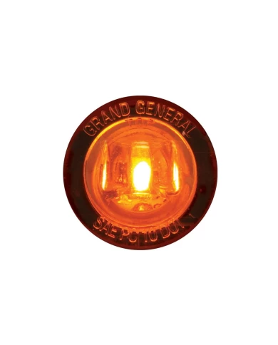 GG87280 - 1" MINI AMBER/AMBER 1LED PUSH/ SCREW IN LED MARKER LIGHT GG87280 - 1" MINI AMBER/AMBER 1LED PUSH/ SCREW IN LED MARKER LIGHT