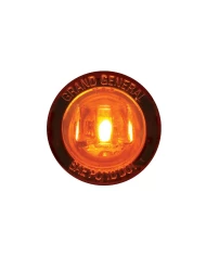 GG87280 - 1" MINI AMBER/AMBER 1LED PUSH/ SCREW IN LED MARKER LIGHT