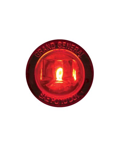 GG87282 - 1" MINI RED/RED 1LED PUSH/ SCREW IN LED MARKER LIGHT GG87282 - 1" MINI RED/RED 1LED PUSH/ SCREW IN LED MARKER LIGHT