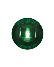 GG87286 - 1" MINI GREEN/GREEN 1LED PUSH/ SCREW IN LED LIGHT