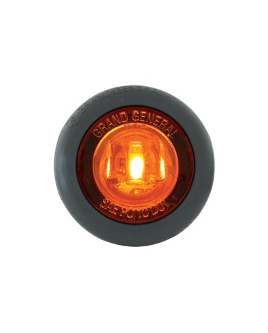 GG87290 - 1" MINI AMBER/AMBER 1-LED LIGHT W/GROMMET GG87290 - 1" MINI AMBER/AMBER 1-LED LIGHT W/GROMMET
