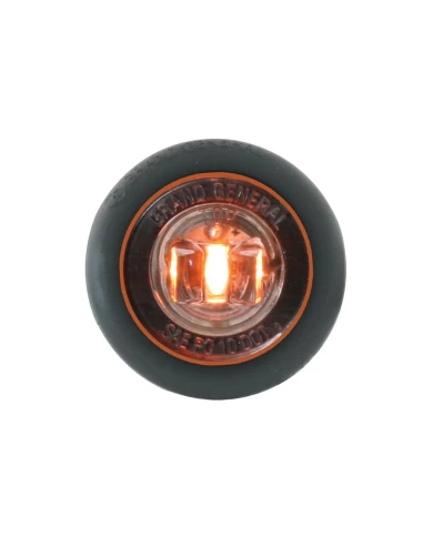 GG87291 - 1" MINI AMBER/CLEAR 1 LED LIGHT W/GROMMET GG87291 - 1" MINI AMBER/CLEAR 1 LED LIGHT W/GROMMET