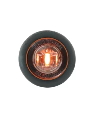 GG87291 - 1" MINI AMBER/CLEAR 1 LED LIGHT W/GROMMET