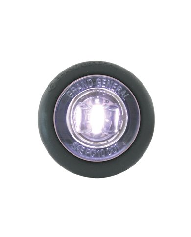 GG87294 - 1" MINI WHITE/CLEAR 1 LED LIGHT W/GROMMET GG87294 - 1" MINI WHITE/CLEAR 1 LED LIGHT W/GROMMET