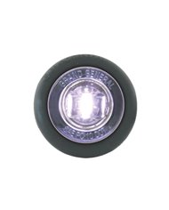GG87294 - 1" MINI WHITE/CLEAR 1 LED LIGHT W/GROMMET GG87294 - 1" MINI WHITE/CLEAR 1 LED LIGHT W/GROMMET