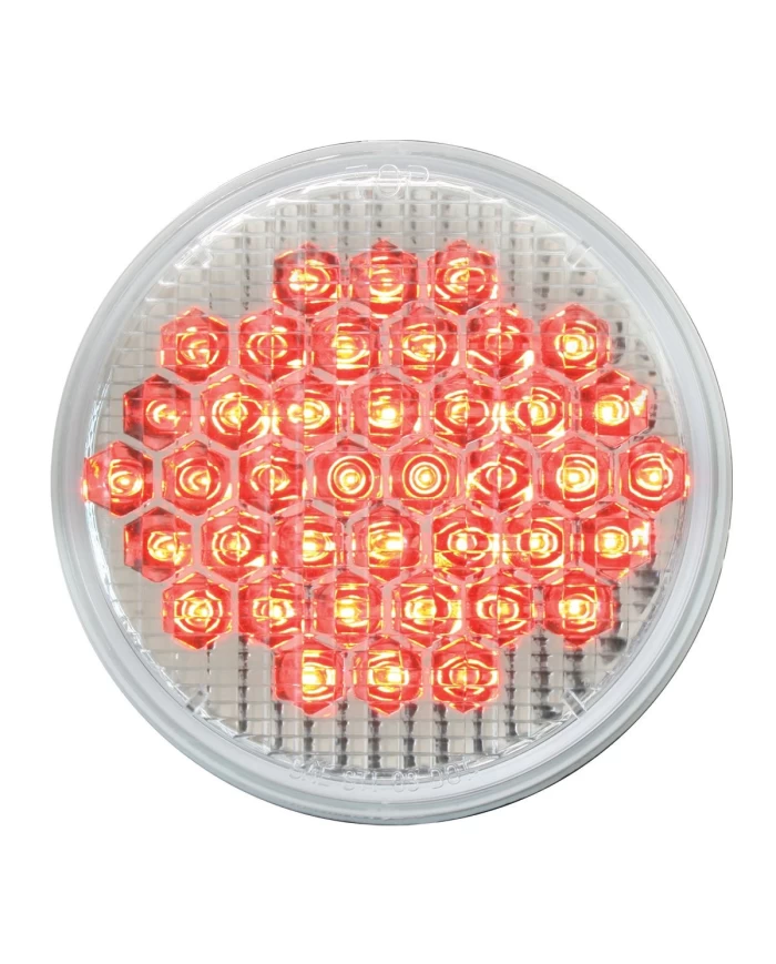 GG87706 - 4" RED 40-LED LIGHT ONLY, CLEAR LENS