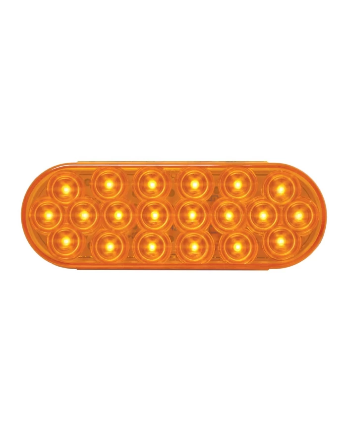 GG87720 - OVAL FLEET AMBER 20 LED LIGHT, AMBER LENS GG87720 - OVAL FLEET AMBER 20 LED LIGHT, AMBER LENS