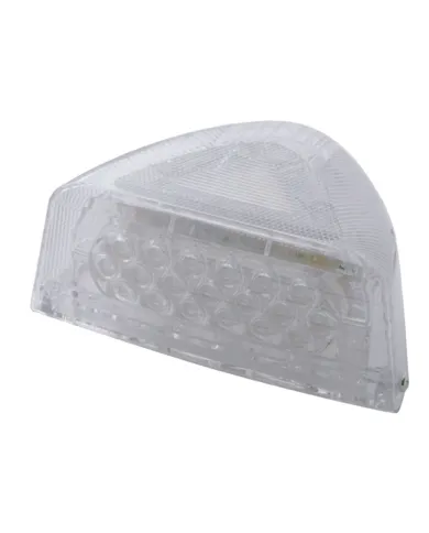 UP38549-37 LED Turn Signal Light  With Clear Base For 1987-2007 Peterbilt 379/378/357 - Amber LED/Clear Lens
