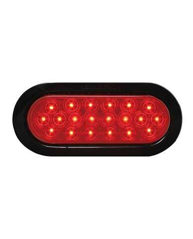 GG87723 - OVAL FLEET RED LED LIGHT, GROMMET & PIGTAIL GG87723 - OVAL FLEET RED LED LIGHT, GROMMET & PIGTAIL