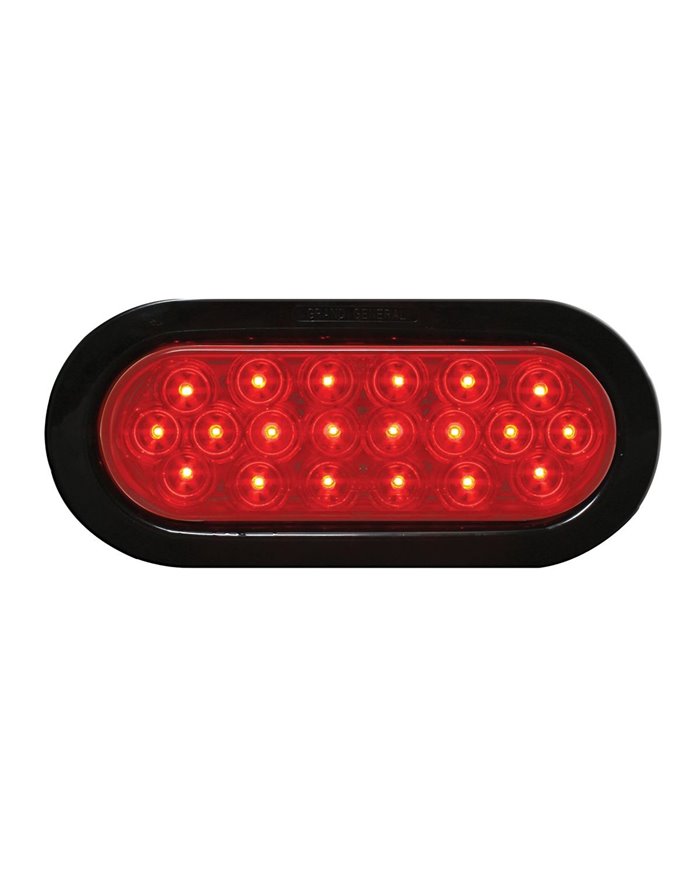 GG87723 - OVAL FLEET RED LED LIGHT, GROMMET & PIGTAIL GG87723 - OVAL FLEET RED LED LIGHT, GROMMET & PIGTAIL