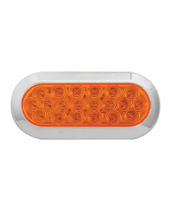 GG87724 - OVAL FLEET AMBER LED LIGHT W/ CR. HOLDING RIM & PIGTAIL GG87724 - OVAL FLEET AMBER LED LIGHT W/ CR. HOLDING RIM & PIGTAIL