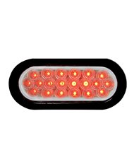 GG87727 - OVAL FLEET RED/CLEAR LED LIGHT W/GROMMET & PIGTAIL GG87727 - OVAL FLEET RED/CLEAR LED LIGHT W/GROMMET & PIGTAIL