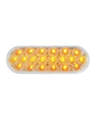GG87728 - OVAL FLEET AMBER/CLEAR 20 LED SEALED LIGHT GG87728 - OVAL FLEET AMBER/CLEAR 20 LED SEALED LIGHT