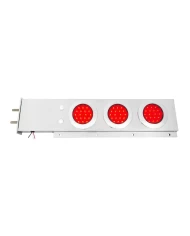 GG91046 - S.S. SPRING LOADED BAR 4" RED/RED FLEET W/TWIST-ON CVR