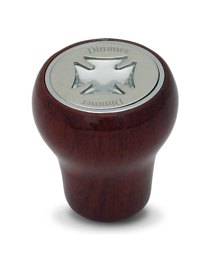 GG95476 - ROSEWOOD DASHBOARD KNOB W/ SILVER IRON CROSS & SS DIMMER GG95476 - ROSEWOOD DASHBOARD KNOB W/ SILVER IRON CROSS & SS DIMMER