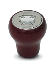 GG95476 - ROSEWOOD DASHBOARD KNOB W/ SILVER IRON CROSS & SS DIMMER GG95476 - ROSEWOOD DASHBOARD KNOB W/ SILVER IRON CROSS & SS DIMMER