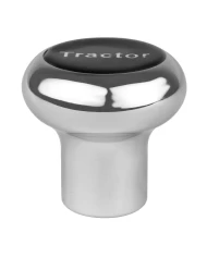GG95930 - LARGE CR. ALUM. SCREW-IN KNOB W/ BLACK TRACTOR GG95930 - LARGE CR. ALUM. SCREW-IN KNOB W/ BLACK TRACTOR
