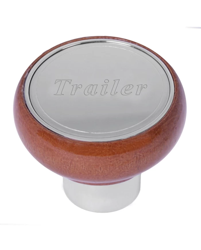 GG96022 - WOOD AIR VALVE CONTROL KNOB W/SS TRAILER SCRIPT
