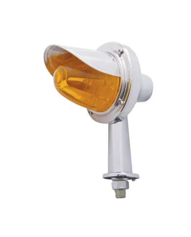 UP38595-11 LED 2-1/8" Arm Watermelon Honda Light Kit With Visor - Amber LED/Amber Lens
