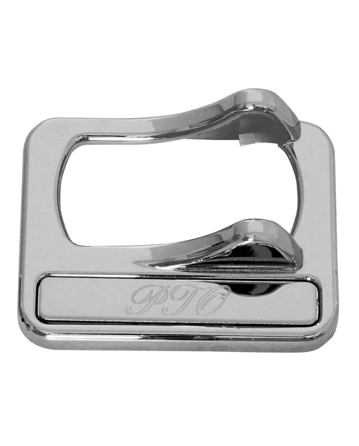 GG96133 - CR. PL. ROCKER SWITCH COVER W/ S.S. "PTO" INSERT FOR PETE GG96133 - CR. PL. ROCKER SWITCH COVER W/ S.S. "PTO" INSERT FOR PETE