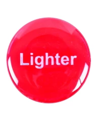 GG96255 - CR. ALUM. CIGARETTE LIGHTER KNOB W/RED LIGHTER STICKER GG96255 - CR. ALUM. CIGARETTE LIGHTER KNOB W/RED LIGHTER STICKER