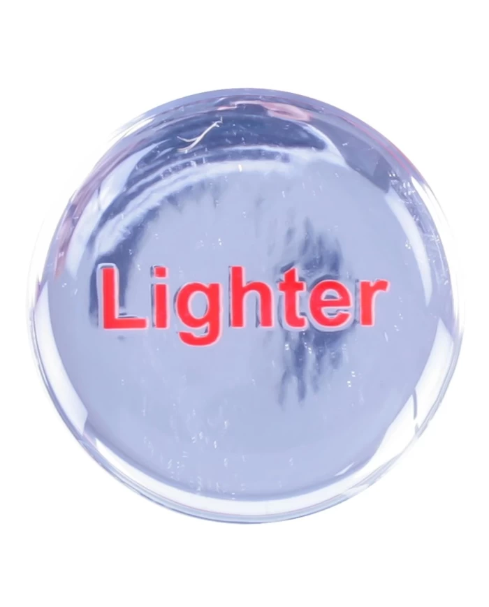 GG96256 - CR. ALUM. CIGARETTE LIGHTER KNOB W/SILVER LIGHTER STICKER GG96256 - CR. ALUM. CIGARETTE LIGHTER KNOB W/SILVER LIGHTER STICKER