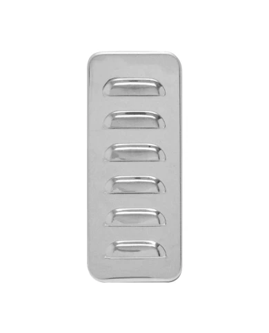 GG97571 - S.S. VENT DOOR COVER - LOUVER STYLE FOR PETERBILT '90 & DOWN GG97571 - S.S. VENT DOOR COVER - LOUVER STYLE FOR PETERBILT '90 & DOWN