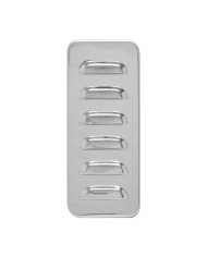 GG97571 - S.S. VENT DOOR COVER - LOUVER STYLE FOR PETERBILT '90 & DOWN GG97571 - S.S. VENT DOOR COVER - LOUVER STYLE FOR PETERBILT '90 & DOWN