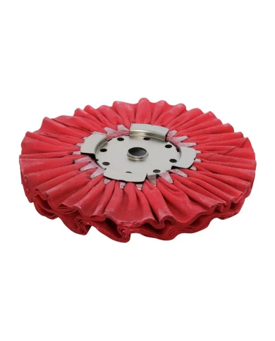 GG98151 - 8"X3" RED TREATED AIRWAY BUFFING WHEEL GG98151 - 8"X3" RED TREATED AIRWAY BUFFING WHEEL
