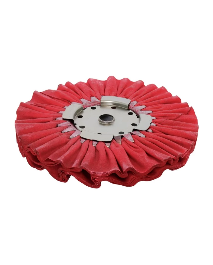 GG98151 - 8"X3" RED TREATED AIRWAY BUFFING WHEEL