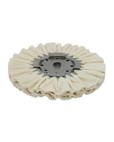 GG98152 - 8"X3" WHITE TREATED AIRWAY BUFFING WHEEL GG98152 - 8"X3" WHITE TREATED AIRWAY BUFFING WHEEL
