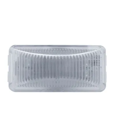 UP38634-6 LED Rectangular Light (Clearance/Marker) - Amber LED/Clear Lens