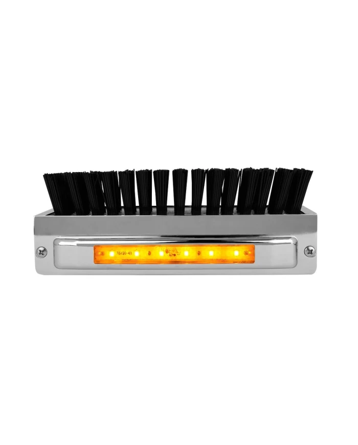 GG98981 - CR. ALUM. BOOT CADDIE W/ BLACK BRUSH & AMBER/CLR 6 LED LIGHT GG98981 - CR. ALUM. BOOT CADDIE W/ BLACK BRUSH & AMBER/CLR 6 LED LIGHT