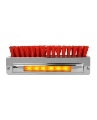 GG98985 - CR. ALUM. BOOT CADDIE W/ RED BRUSH & AMBER/CLR 6 LED LIGHT GG98985 - CR. ALUM. BOOT CADDIE W/ RED BRUSH & AMBER/CLR 6 LED LIGHT