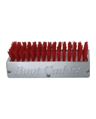 GG98992 - CR. ALUMINUM BOOT CADDIE W/ RED BRUSH & HARDWARE GG98992 - CR. ALUMINUM BOOT CADDIE W/ RED BRUSH & HARDWARE