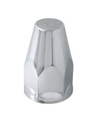 GG10326SP - CR. PLASTIC CLASSIC SCREW-ON NUT CVR W/FLANGE 33MM X 3.25", SET OF 10