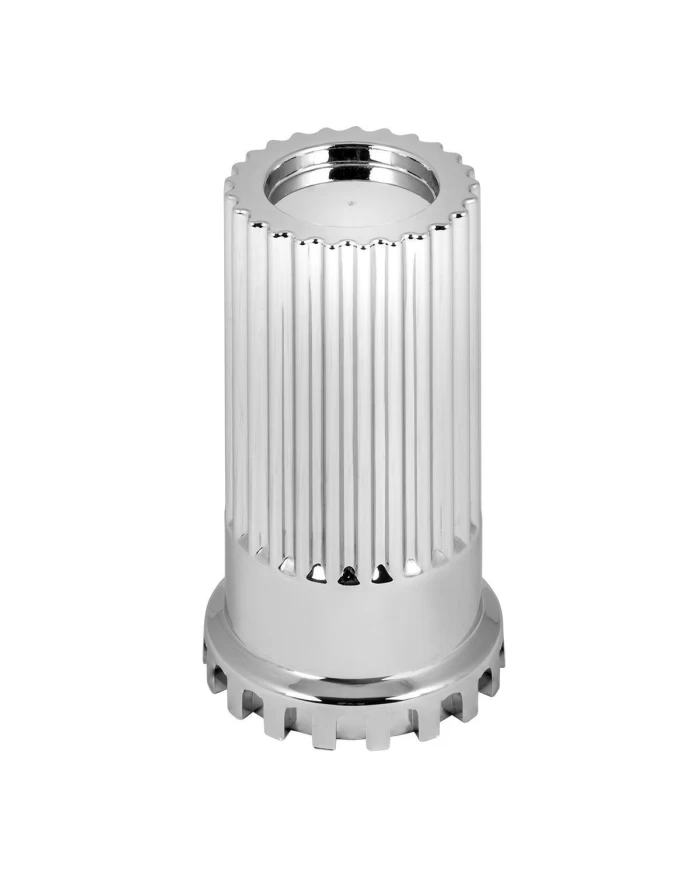 GG10354 - CR. PL. 33MM X 4"H SCREW-ON BULLET FLAT TOP NUT COVER